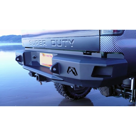 Fab Fours 17-C F250/F350 PREMIUM SENSOR REAR BUMPER MATTE BLACK FS17-W4151-1